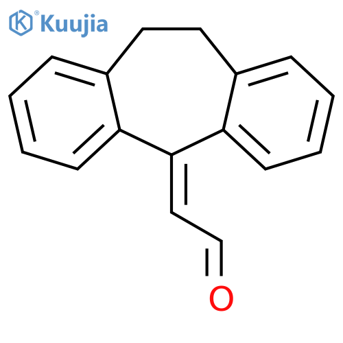 2-(10,11-Dihydro-5H-dibenzoa,dcyclohepten-5-ylidene)acetaldehyde structure