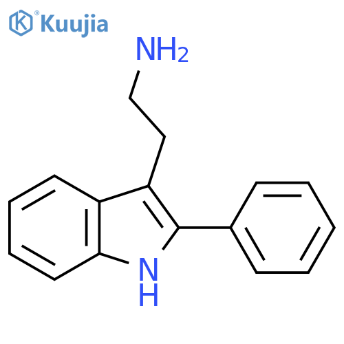 1H-Indole-3-ethanamine, 2-phenyl-, hydrochloride (1:1) structure