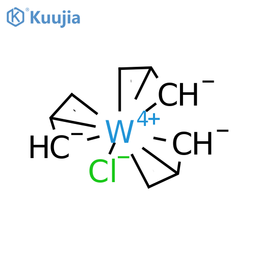 Tungsten, chlorotris(η3-2-propenyl)- structure