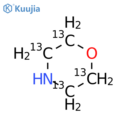 Morpholine-13C4 structure