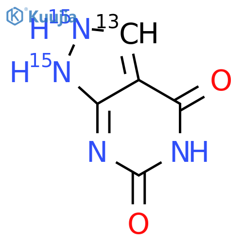 4,6-Dihydroxypyrazolo3,4-dpyrimidine-13C,15N2 structure