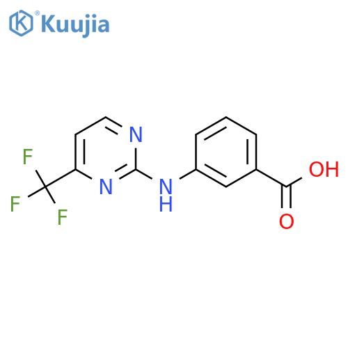 3-{4-(Trifluoromethyl)pyrimidin-2-ylamino}benzoic Acid structure