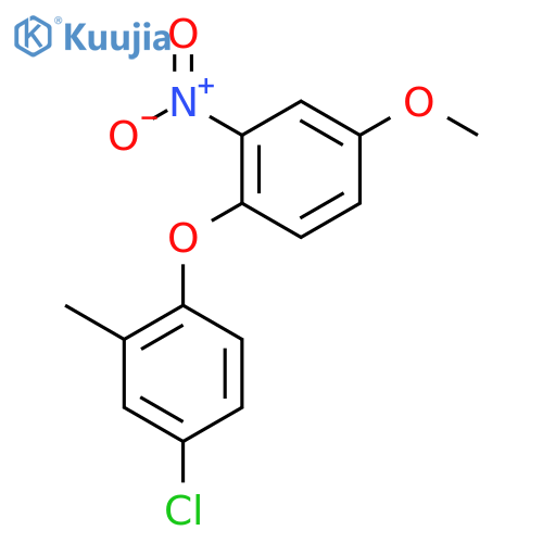 1-Chloro-3-methyl-4-(4-methoxy-2-nitrophenoxy)benzene structure