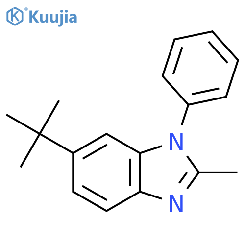6-Tert-butyl-2-methyl-1-phenyl-1H-benzo[d]imidazole structure