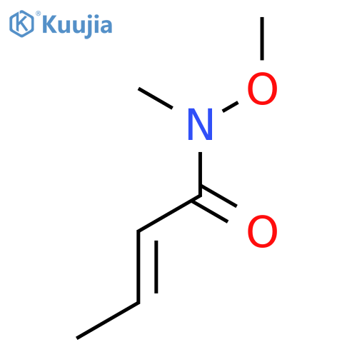 N-methoxy-N-methylbut-2-enamide structure