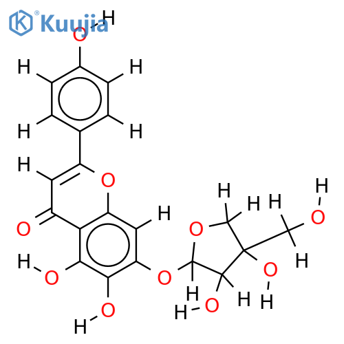 scutellarein-7-O-beta-D-apiofuranoside structure