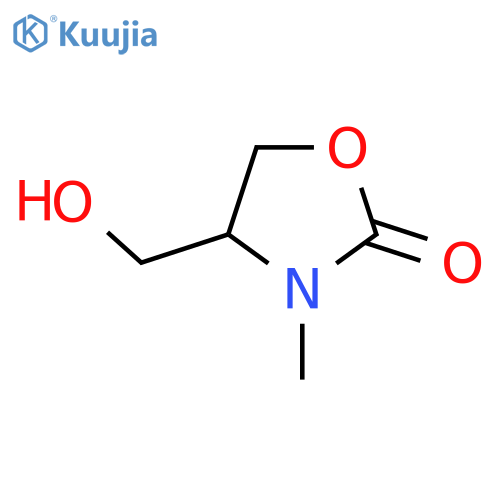 4-Hydroxymethyl-3-methyl-oxazolidin-2-one structure