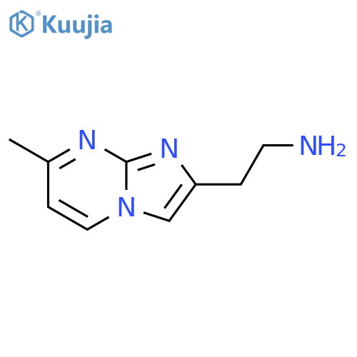 2-{7-methylimidazo1,2-apyrimidin-2-yl}ethan-1-amine structure