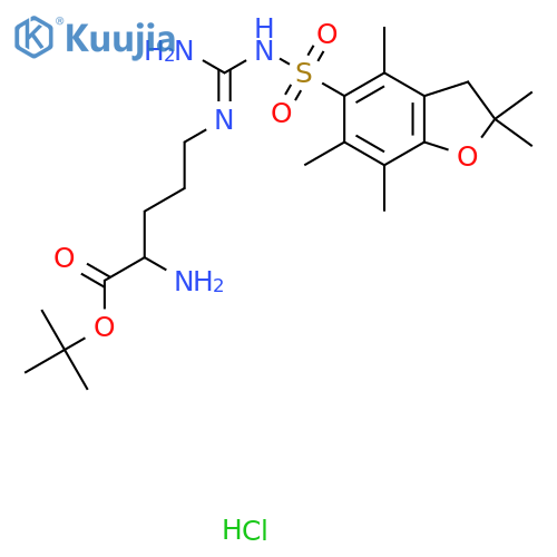 H-Arg(Pbf)-OtBu·HCl structure