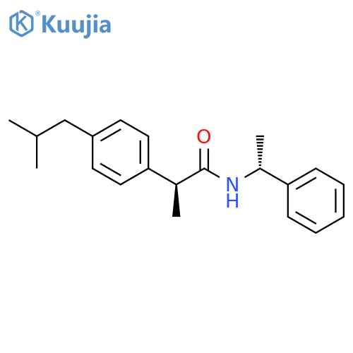 (R,S)-N-(1-Phenylethyl) Ibuprofen Amide structure