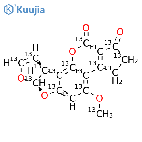 (3S,7R)-11-(113C)Methoxy-6,8,19-trioxapentacyclo[10.7.0.02,9.03,7.013,17]nonadeca-1,4,9,11,13(17)-pentaene-16,18-dione structure