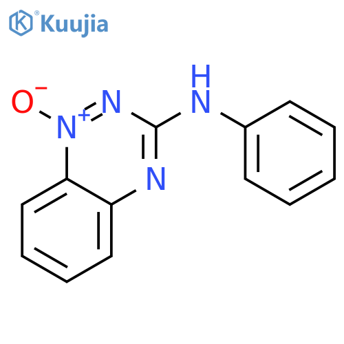 1-oxido-N-phenyl-1,2,4-benzotriazin-1-ium-3-amine structure