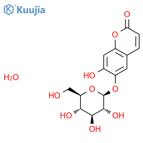 Esculin sesquihydrate structure