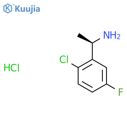 (1R)-1-(2-chloro-5-fluorophenyl)ethan-1-amine structure