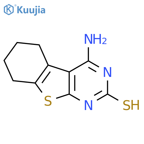3-Amino-8-thia-4,6-diazatricyclo7.4.0.0,2,7trideca-1(9),2,4,6-tetraene-5-thiol structure