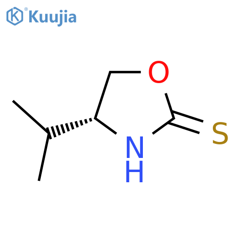 (R)-4-Isopropyloxazolidine-2-thione structure