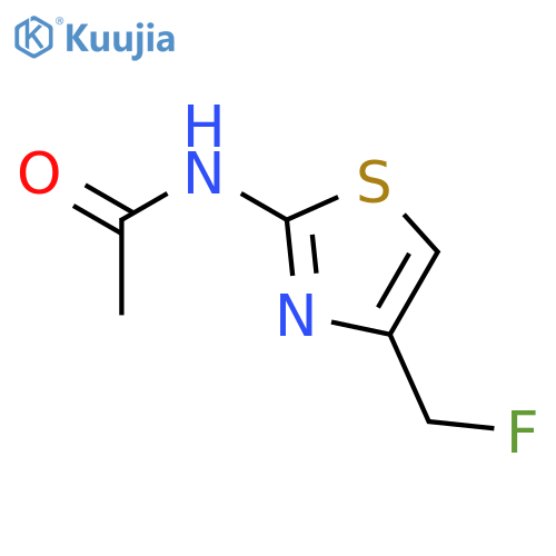 N-[4-(fluoromethyl)-2-thiazolyl]-Acetamide structure