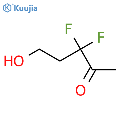 2-Pentanone,3,3-difluoro-5-hydroxy- structure