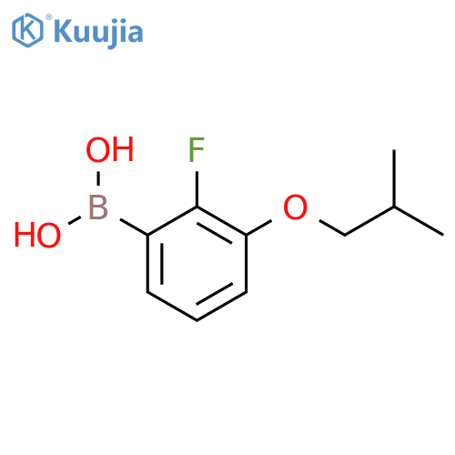 2-Fluoro-3-isobutoxyphenylboronic acid structure