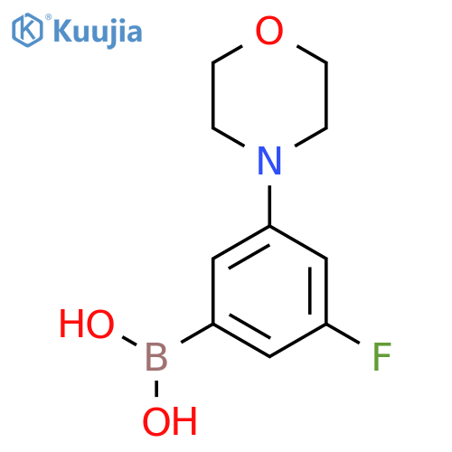 3-Fluoro-5-morpholinophenylboronic acid structure