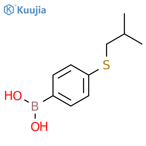 4-(Isobutylthio)phenylboronic acid structure