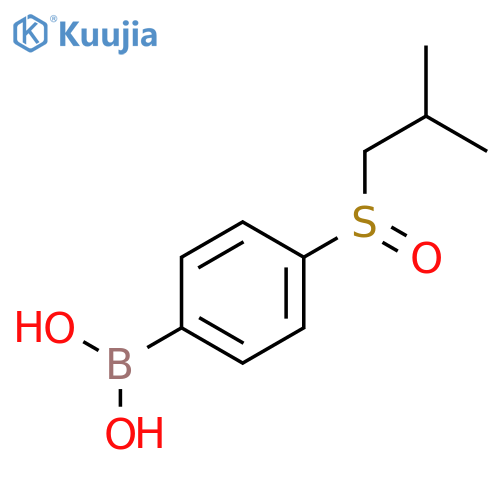 4-(Isobutylsulfinyl)phenylboronic acid structure