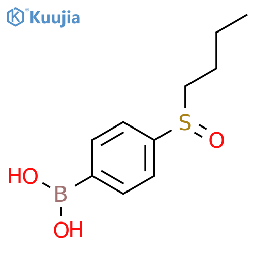 4-(Butylsulfinyl)phenylboronic acid structure