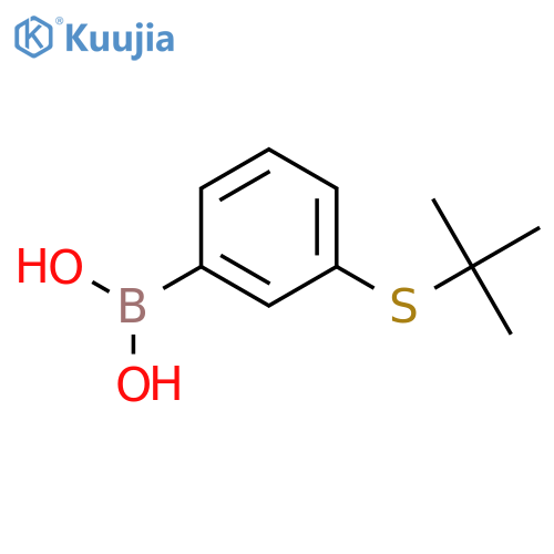 3-(t-Butylthio)phenylboronic acid structure