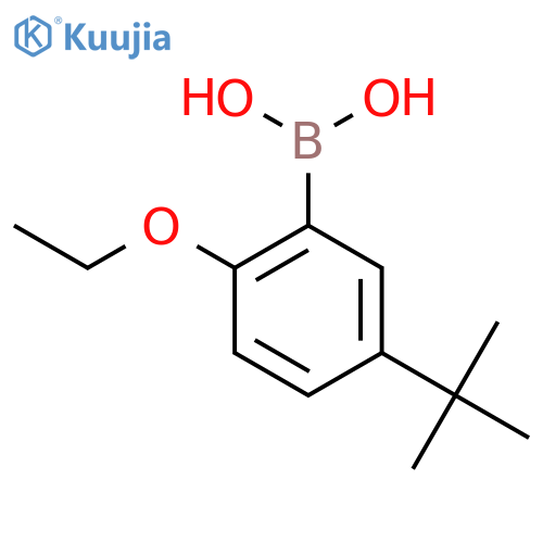 5-tert-Butyl-2-ethoxyphenylboronic Acid structure