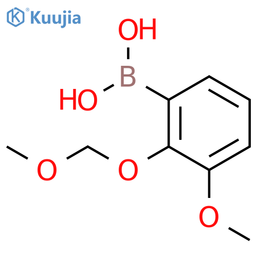 3-Methoxy-2-(MethoxyMethoxy)phenylboronic acid structure