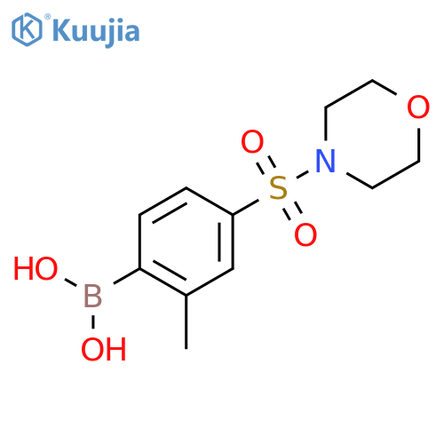 2-Methyl-4-(morpholinosulfonyl)phenylboronic Acid structure