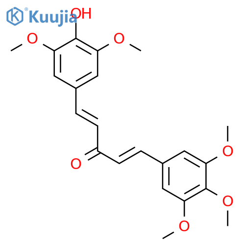 (1E,4E)-1-(4-Hydroxy-3,5-dimethoxyphenyl)-5-(3,4,5-trimethoxyphenyl)-1,4-pentadiene-3-one structure