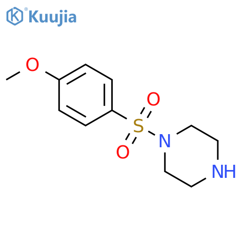 1-(4-methoxybenzenesulfonyl)piperazine structure