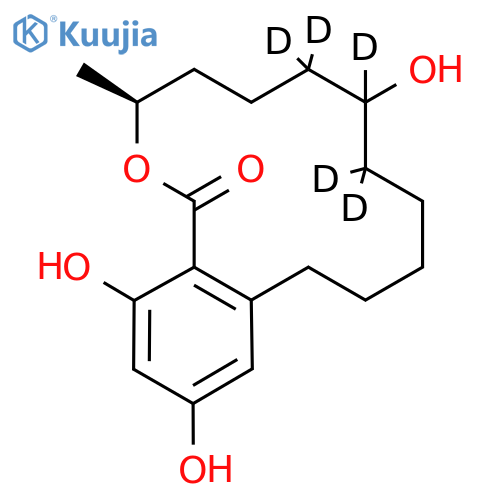 Zeranol-d5 structure