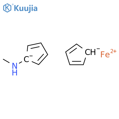 {1-ferra-1,1'-spirobipentacyclo2.2.0.0^{1,3}.0^{1,5}.0^{2,6}hexane-2,2',4,4'-tetraen-6-yl}methanamine structure