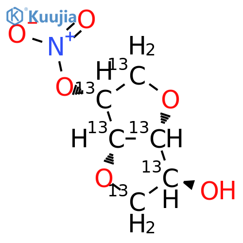 Isosorbide-13C6 5-Mononitrate, 90% structure