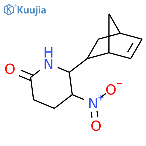 6-{bicyclo2.2.1hept-5-en-2-yl}-5-nitropiperidin-2-one structure