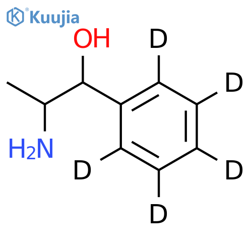 (1r,2s)-2-amino-1-(2,3,4,5,6-pentadeuteriophenyl)propan-1-ol structure