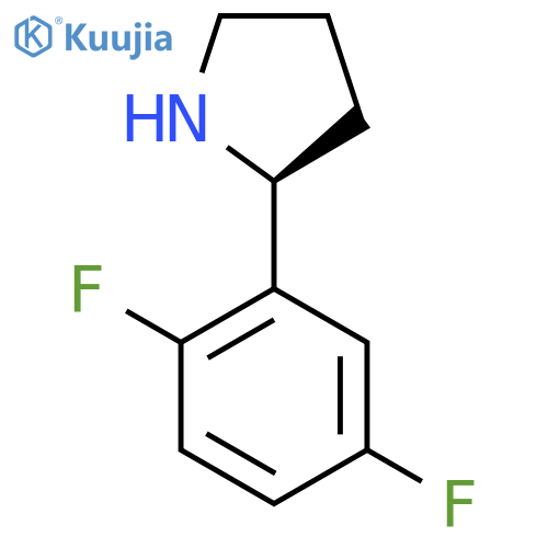 (S)-2-(2,5-Difluorophenyl)pyrrolidine structure