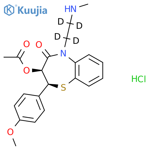 N-Desmethyl Diltiazem-d4 Hydrochloride structure