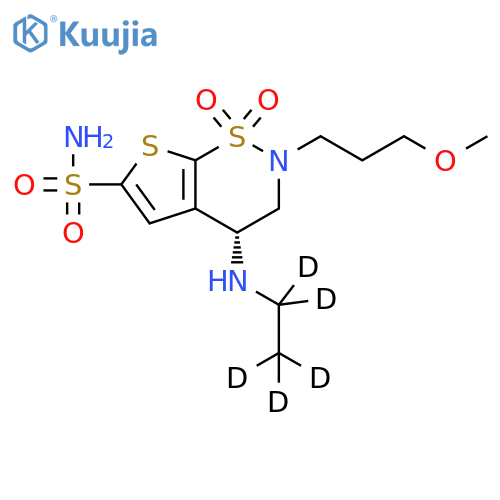 Brinzolamide-d5 structure