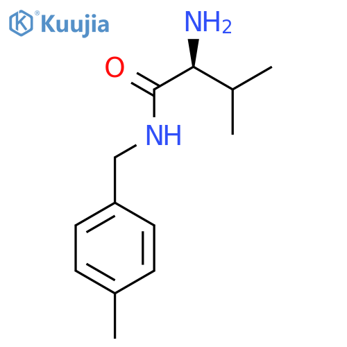 (S)-2-Amino-3-methyl-N-(4-methyl-benzyl)-butyramide structure