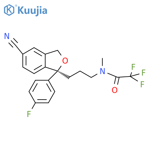 S-(+)-N-Trifluoroacetodesmethyl Citalopram structure