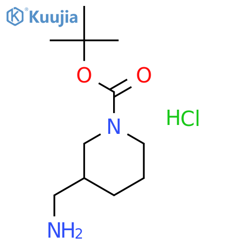(S)-tert-Butyl 3-(aminomethyl)piperidine-1-carboxylate hydrochloride structure