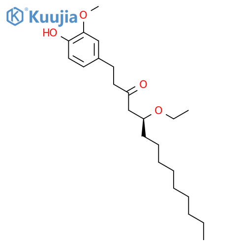 5-\u200bEthoxy-\u200b10-\u200bGingerol structure