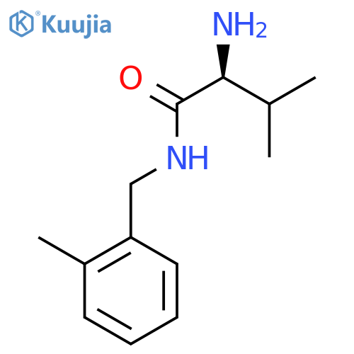 (S)-2-Amino-3-methyl-N-(2-methyl-benzyl)-butyramide structure