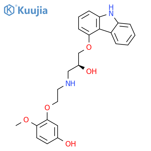 (S)-(-)-5’-Hydroxyphenyl Carvedilol structure
