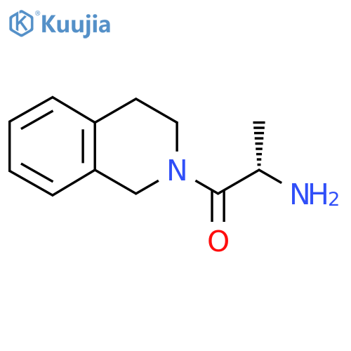 (2S)-2-amino-1-(1,2,3,4-tetrahydroisoquinolin-2-yl)propan-1-one structure