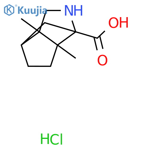 6,7-dimethyl-4-azatricyclo4.3.0.0,3,7nonane-3-carboxylic acid hydrochloride structure