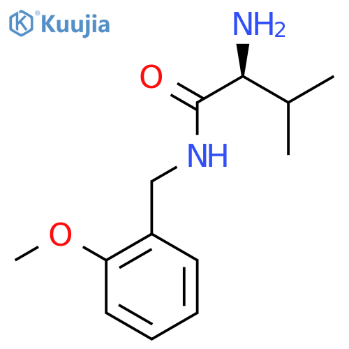 (S)-2-Amino-N-(2-methoxy-benzyl)-3-methyl-butyramide structure